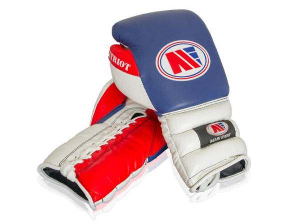 Main Event PSG 8000 Pro Spar Boxing Gloves Lace Up Blue Top